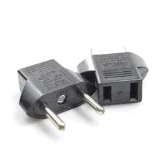 Дорожный переходник США в ЕС AC power Plug бытовые вилки Вилка-переходник черный/белый цвет