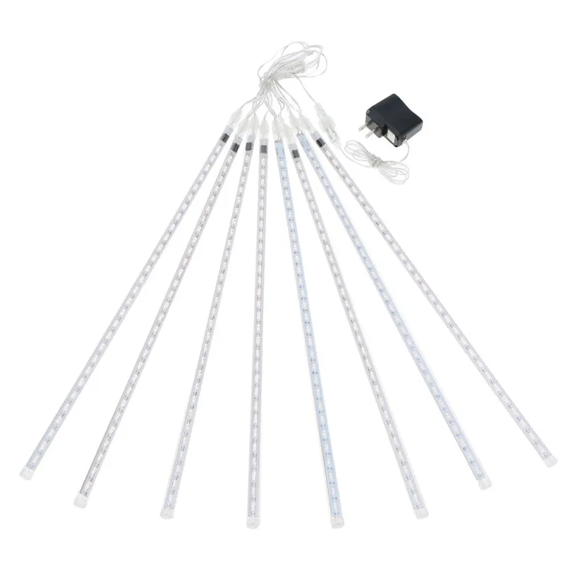 50CM Outdoor White Meteor Shower Rain Tube LED Christmas Light Wedding Party Garden Xmas String Light Holiday Lighting 50CM Outdoor White Meteor Shower Rain Tube LED Christmas Light Wedding Party Garden Xmas String Light Holiday Lighting