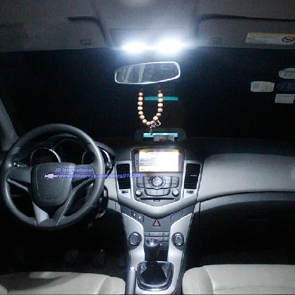 

Car Parking Interior Light Kit Xenon white for 2009-2012 Chevrolet Cruze /for Holden Cruze, Map+Room+Mirror+Trunk+ Plate Light