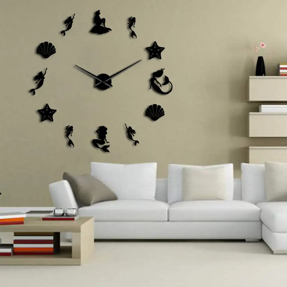 Disney Moana Frameless Borderless Wall Clock Nice For Gifts or Decor E338 