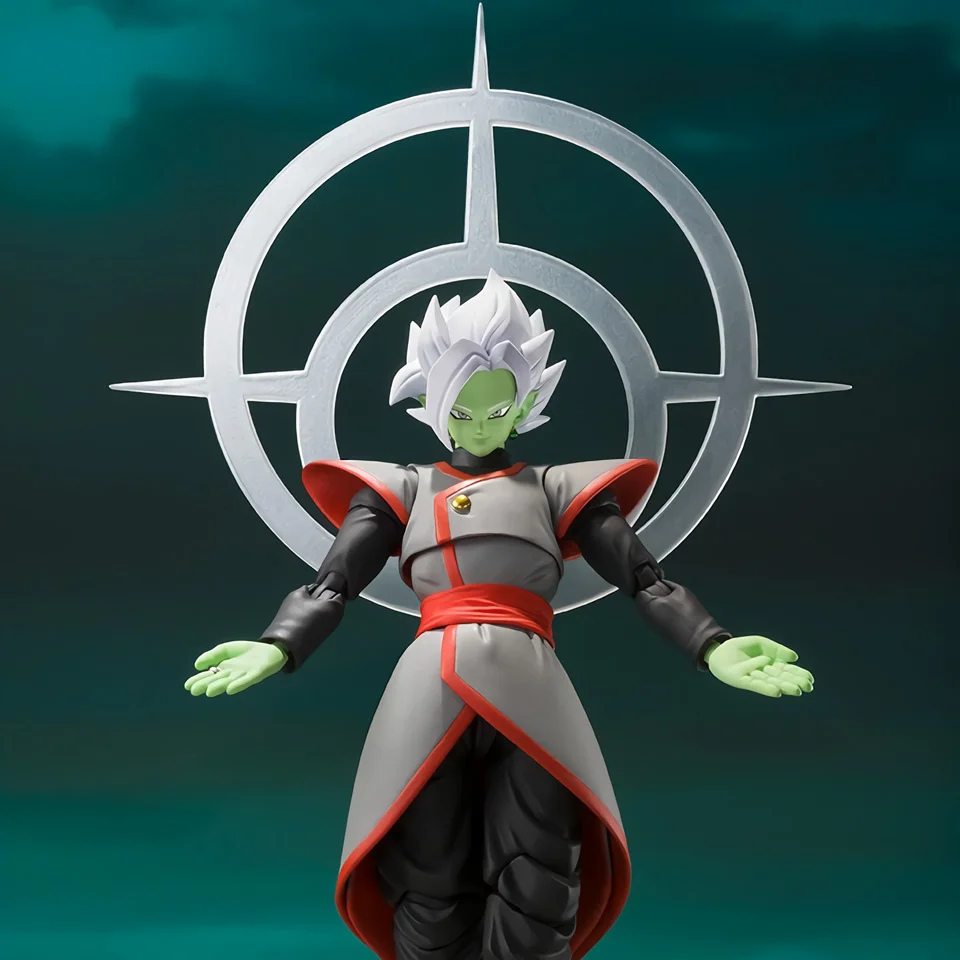 Tronzo Bandai Tamashii нациями Dragon Ball Super Zamasu Potara Ver Goku черный SSJ Розовый ПВХ фигурка модель игрушки - Цвет: Zamasu