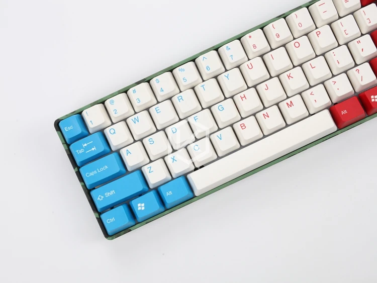 Taihao abs double shot keycaps для diy игровой механической клавиатуры цвет углеродного импульса Капитан Америка серый белый