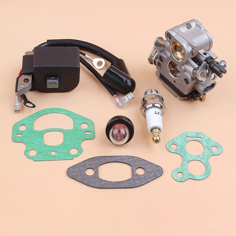Carburetor Ignition Coil Module Magneto Kit Fit Husqvarna 240 236 235 Chainsaw Parts Zama C1T-W33 Carb OEM 545199901 586936202