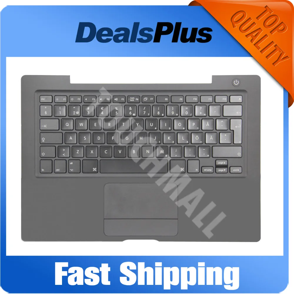 

NEW FOR MACBOOK 13'' A1181 A1185 TOP CASE Keyboard Nordic North Europe Swedish Danish