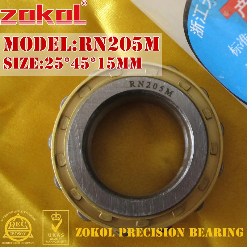 Цилиндрический роликовый подшипник ZOKOL RN205M RN205 M 502205 EH 25*45*15 мм|bearing bearing|bearing roller