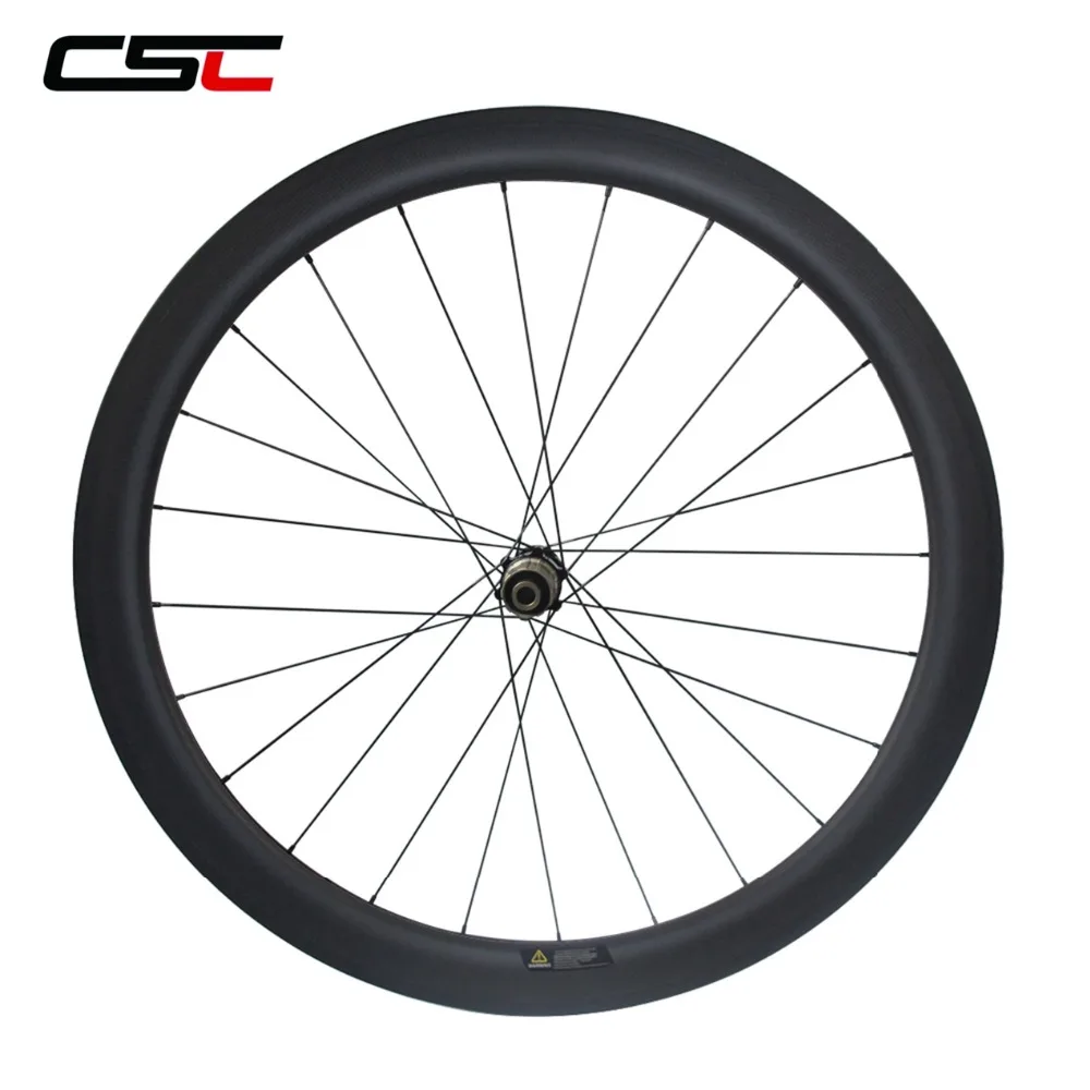 Sale SAT No Outer Holes Center lock 700C Cyclocross Disc Wheels Straight Pull Hub Tubular Or Clincher U Shape Disc Brake Wheelset 2