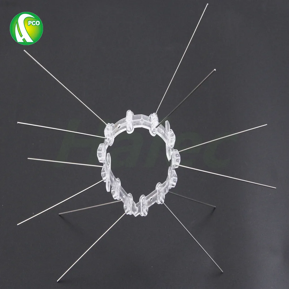 PCO  Stainless Steel Bird Spikes,  Anti Pigeon Pest Control Bat control Cat , Covers 3m, Set of 10