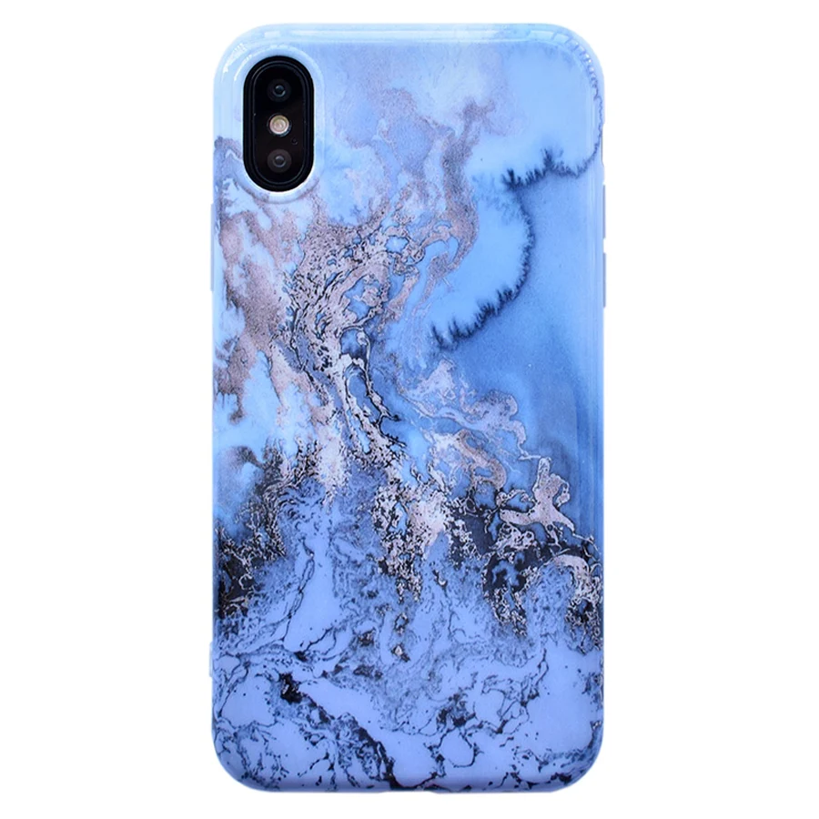 

For iphone XS MAX XR X case cover fashion marble painted soft silicon phone bag case for iphone 7 8 6 6s Plus Ritozcase