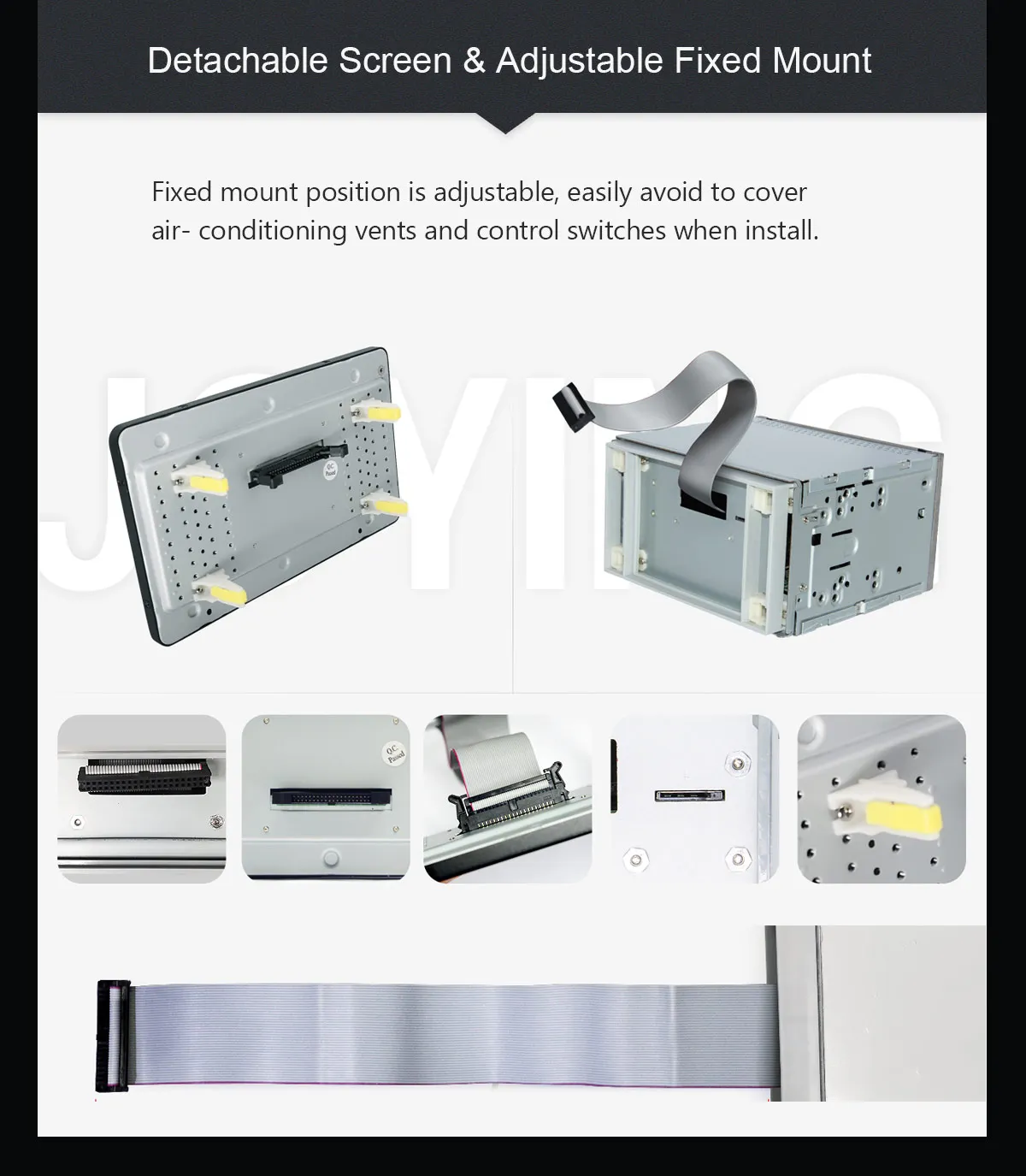 Top 8 Core Joying 4G+32G ROM 2 Din Android 8.1 Universal Car Audio Player Stereo Radio With GPS WIFI Navigation Head Unit SWC TPMS 2