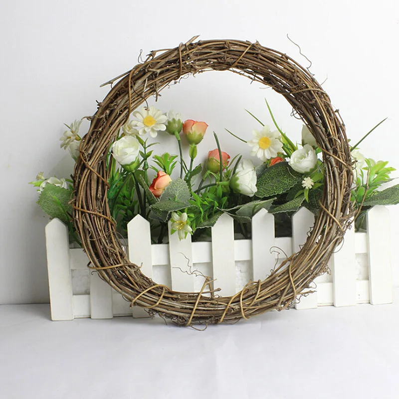 

Christmas Wreathes Decoration For Home Christmas Natural Vine Wreath Door Wall Ornament Decoration guirnalda navidad