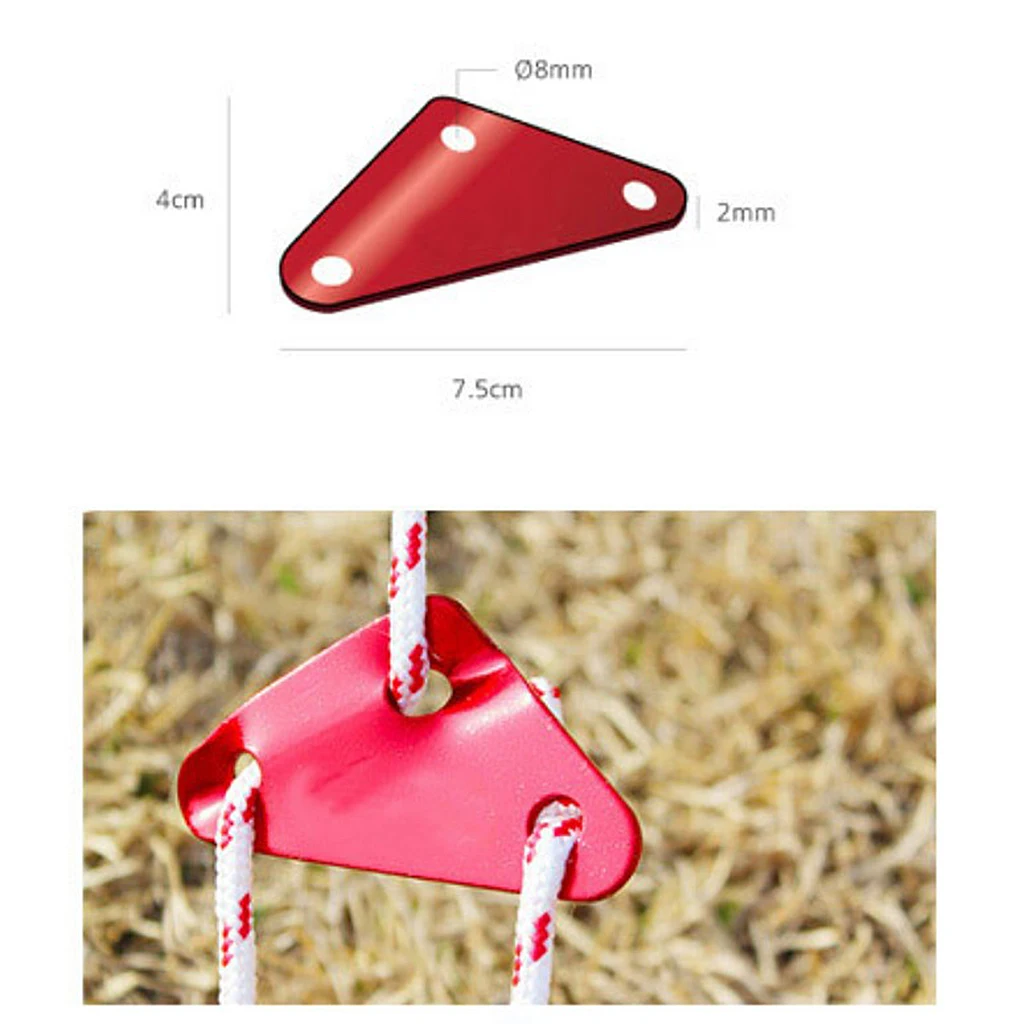 

Camping Tent Cord Rope Fastener Guyline Runner Canopy Tent Rope Camp Cord Adjuster For Camping Hiking Tent Accessories