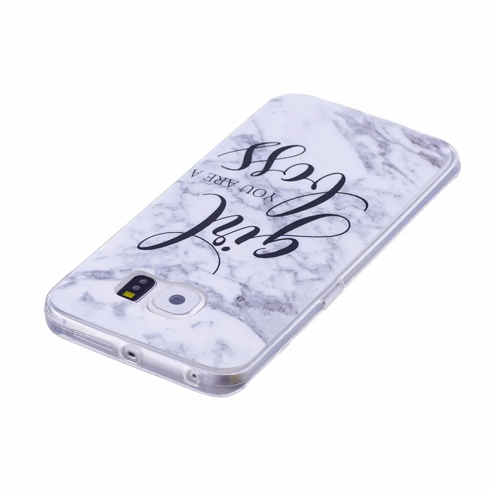 ARYIKUM Cases For Samsung Galaxy S6 S 6 Edge G925 Case Silicone CellPhone Accessories Cover For Samsung S 6 Edge Sansung S6 Edge