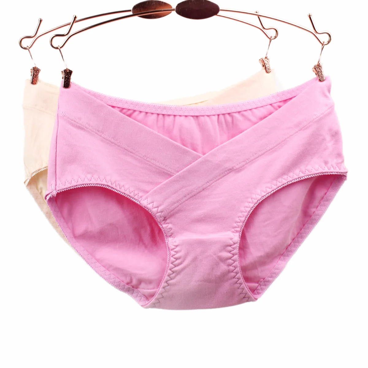 high quality cotton underwear for pregnant women and low U type free