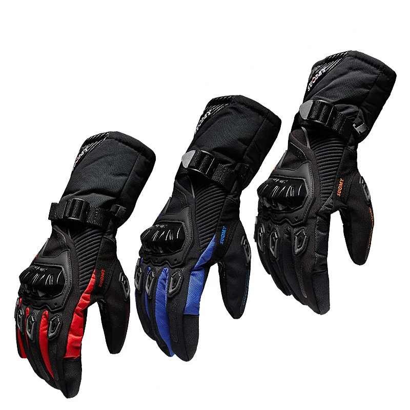 Перчатки для мотоцикла мужские водонепроницаемые ветрозащитные зимние мото перчатки с сенсорным экраном Gant Moto Guantes Мотоциклетные Перчатки