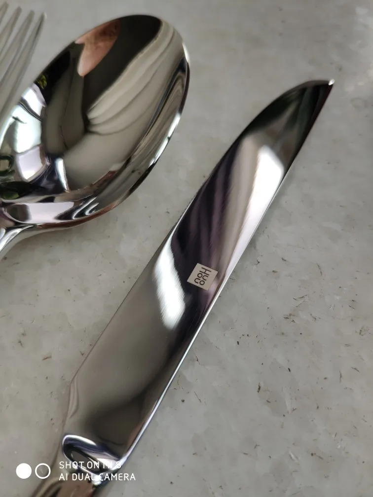Оригинальная посуда Xiaomi Mijia Huohou, нож для стейка, ложка, вилка, столовая посуда из нержавеющей стали, набор столовых приборов для семьи