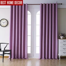 Modern solid finished blackout curtains  blackout curtains for living room bedroom curtains