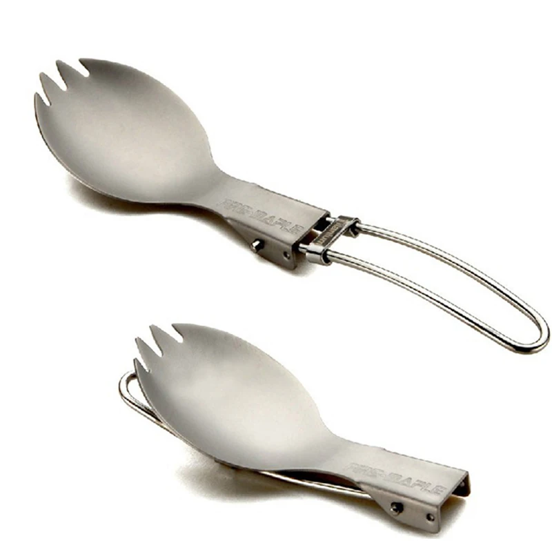 

Fire Maple Folding Titanium Spork 17g Outdoor Camping Picnic Cutlery Camping Folded Spoon FMT-T10 Free Shipping