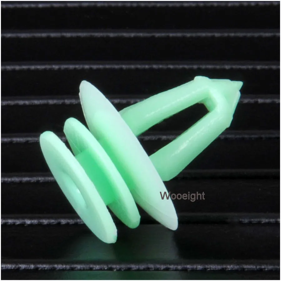 10Pcs JEAZEA OEM 82315-27000 Green Nylon Car Trim Panel Clip Fastener Rivet Clips For BMW 3 Series 5 Series 7 Series X Series (6)