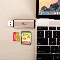 tf כרטיס sd Multi ב 1 TF / קורא כרטיסים SD USB 2.0 כרטיס מיקרו SD Reader סוג C אנדרואיד מחשב מהיר קורא כרטיסים USB 2.0 (5)