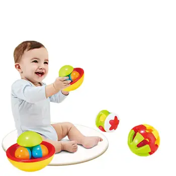 

LeadingStar 3pcs/set Baby Early Educational Toys Little Loud Jingle Ball Rattle Infant Baby Intelligence Toy