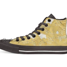 Комфортный дизайн; дышащая Повседневная Высокая обувь на шнуровке; Холщовая обувь кеды