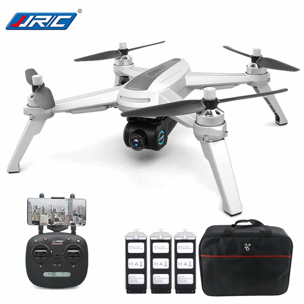 New JJRC JJPRO X5 5G WiFi FPV Professional RC Drone Brushless GPS Positioning Altitude Hold 1080P Camera With 3 Batteries 1 Bag