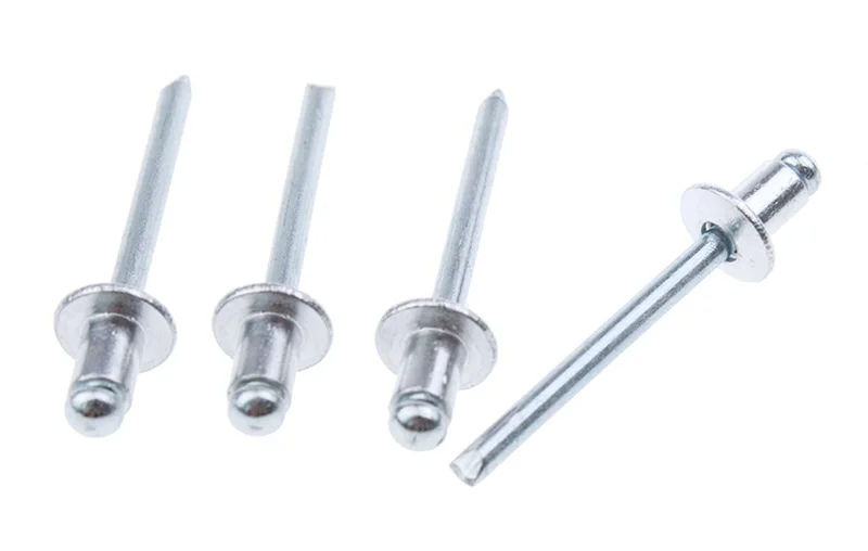Aluminum Blind Pop Rivets Dome Head Open End M2.4 M3.2 M4 M5 Black