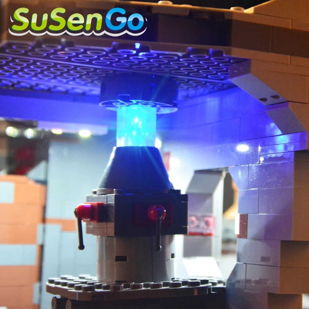 SuSenGo светодиодный светильник комплект для 10188 Звезда смерти строительный блок светильник ing набор совместим с 05035 без строительных блоков Модель
