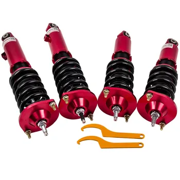 

24 Steps Damper ADJUSTABLE COILOVER SUSPENSION Struts FOR MAZDA MX5 1998-2005