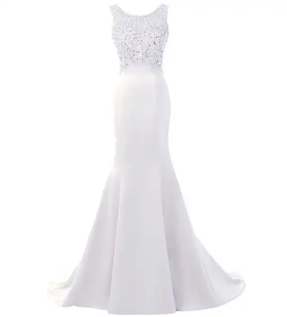 Vestido De Madrinha 2019 New Satin Crystal Champagne Gold Purple