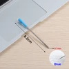 20 PCS/LOT Wholesale Ballpoint Pen Refill 0.7mm Length 8.2cm Short Blue And Black Ink Refill 82mm Replacement Pens For School 3