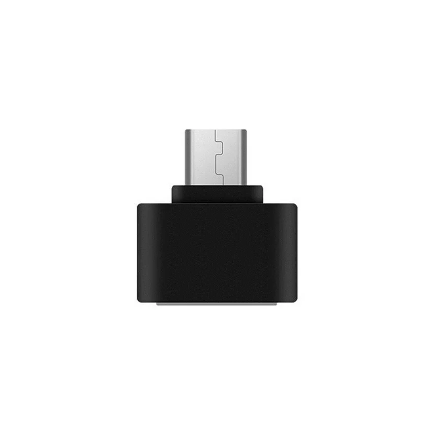Micro USB OTG 3,0 Hug конвертер для Android телефона OTG адаптер для samsung Tablet Cable кардридер флэш-накопитель OTG Кабельный ридер - Цвет: Black