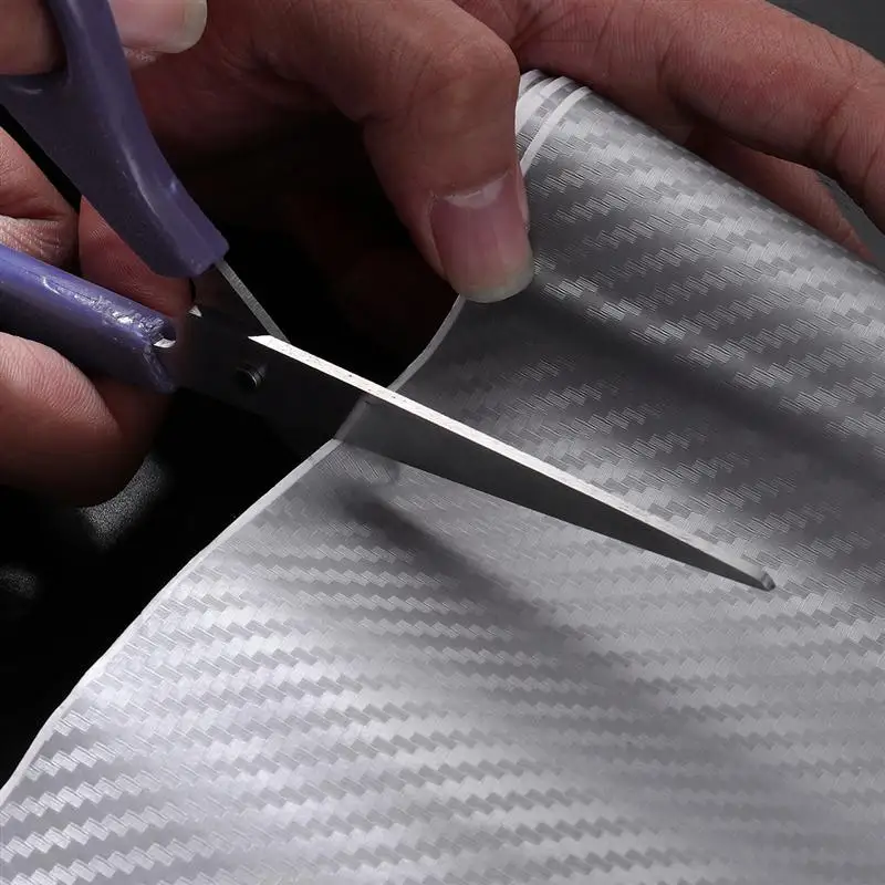 3D пленка из углеродистого волокна рулон DIY стикер для автомобиля авто Декор автомобиля 30x127 см(серебро