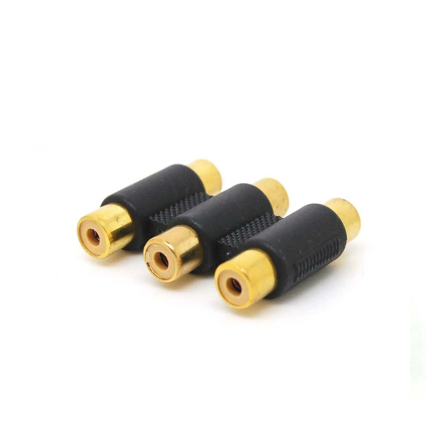 10 قطعة الذهب F إلى F 3RCA كابل النجار المقرنة محول مكون