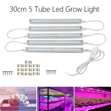 30 см AC85-265V полный спектр светодиодный свет для выращивания, 75 светодиодный s 6 Вт EU/US/UK/AU плагин для внутреннего сада растение растительные растущие огни трубы- M25