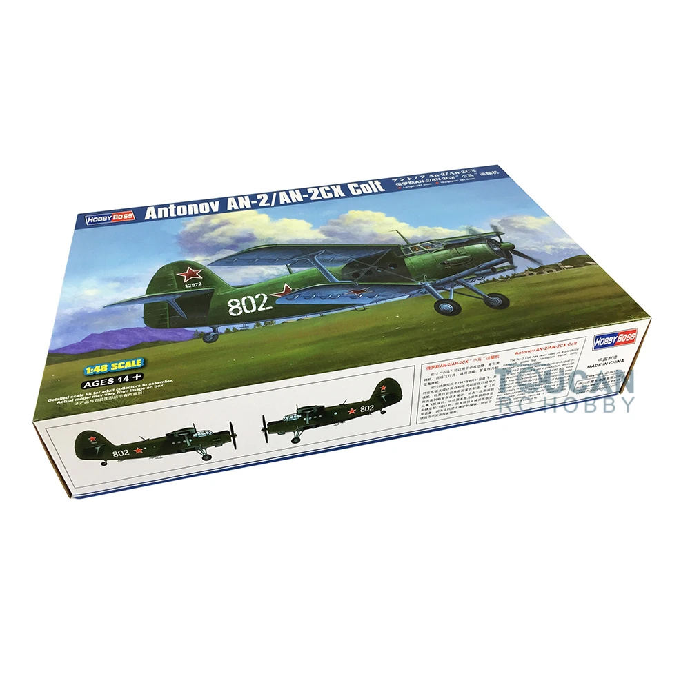 Модель самолета Hobby Boss 81705 1/48 AN 2/Colt комплект модели военного транспортного