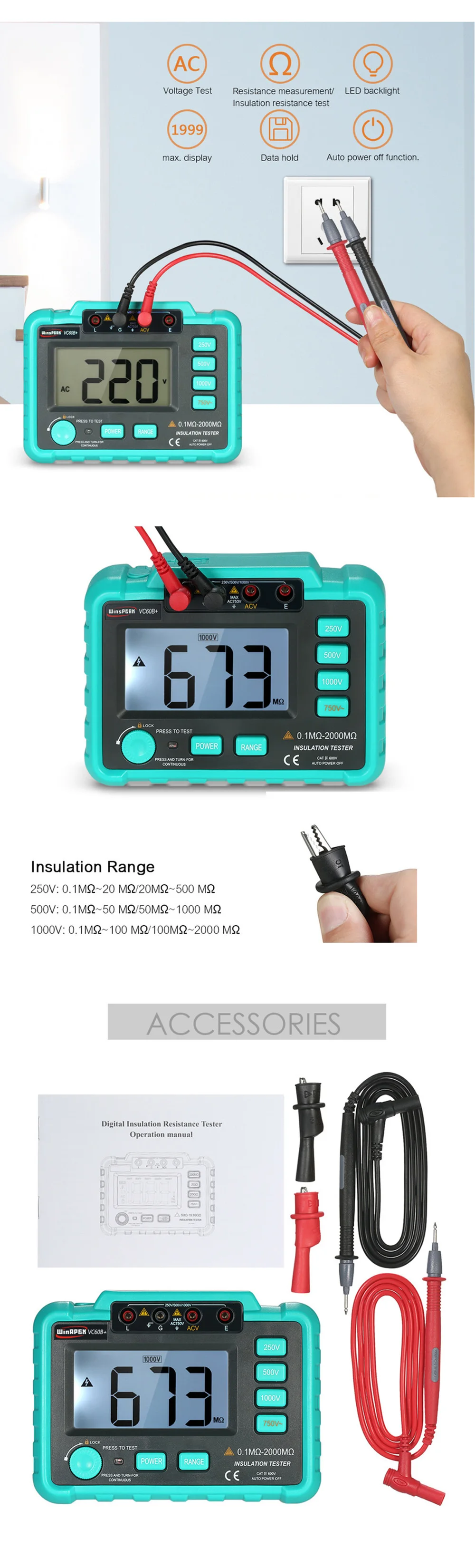 Измеритель заземления типа мс 08