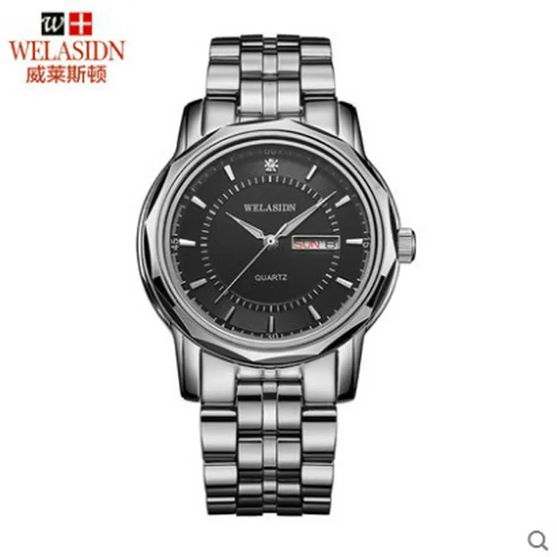 

Double calendar watch waterproof quartz watch men watch watch lovers in the table