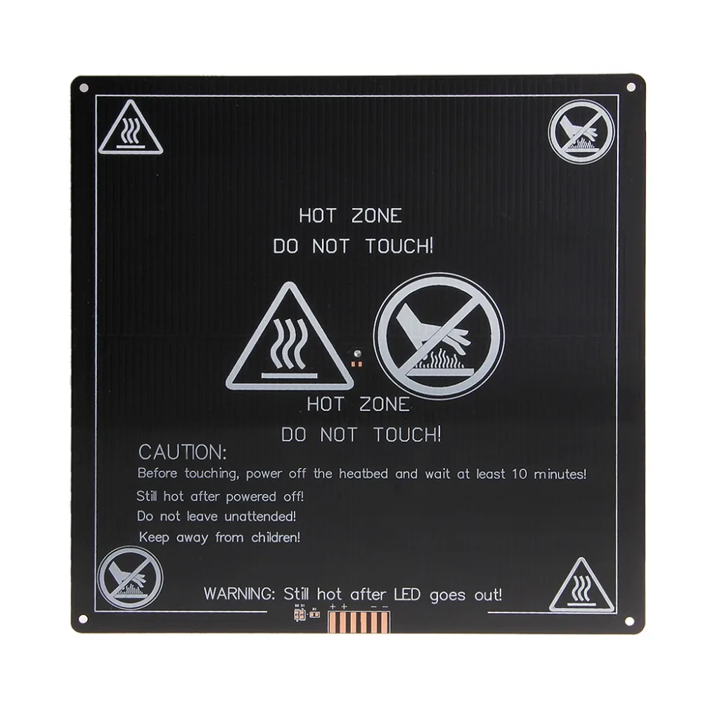 

TCAM MK3 Heatbed Aluminum Heated Bed Updated 220x220x3mm 214x214x3mm 280x220x3mm 300x300x3mm MK2B MK2A for Mendel RepRap