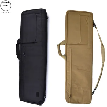 

85CM 100CM Outdoor Hunting Tactical Shotgun Square Carry Gun Protection Bag Case Black Sand Color