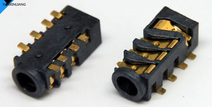 

10PCS 3.5mm Female Audio Connector 8 Pin SMT SMD Headphone Jack Socket PJ-393