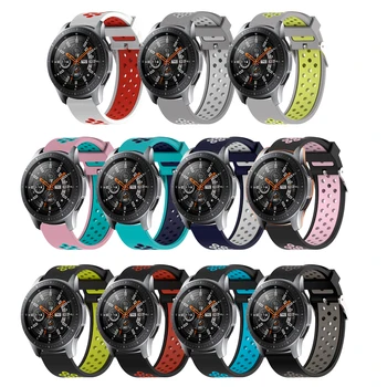 

Silicone Bracelet For Samsung Galaxy Watch 42mm 46mm For Gear S3 S2 For Sport Watch Replacement Strap For Universal 20mm 22mm