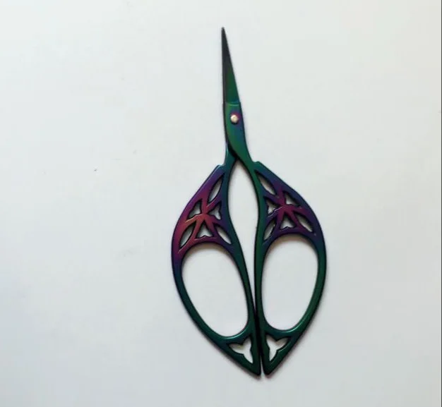 creative design copper plated stainless steel antique scissors EU style sewing trimming scissor | Инструменты