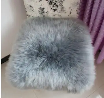 

warm winter sheepskin seat cushion wool seat mat pure wool chair cushion for tatami mat home decor