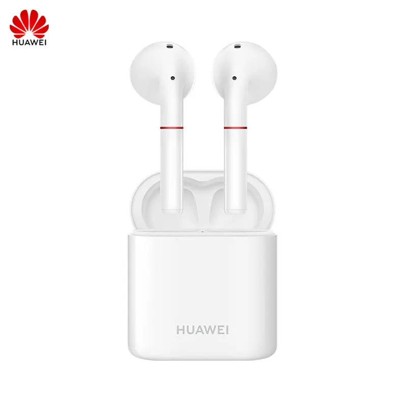 Huawei Freebuds 2 Pro Беспроводные Наушники Hi-Fi Tap control Беспроводная зарядка Bluetooth 5,0 с микрофоном Музыка сенсорный водонепроницаемый гарнитура - Цвет: FreeBuds 2-White