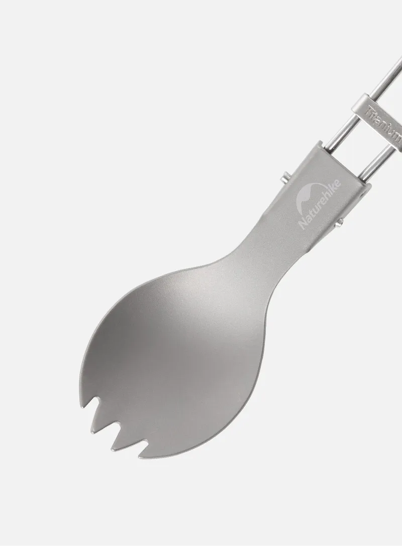 Naturehike походные мини портативные титановые столовые приборы, ложка, вилка Spork Набор для альпинизма портативная посуда набор столовых приборов