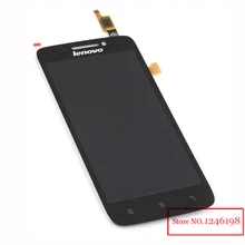 100% Guarantee Black/white Replacement Full Complete LCD Display Touch Digitizer Screen Assembly For Lenovo S650 Free Shipping
