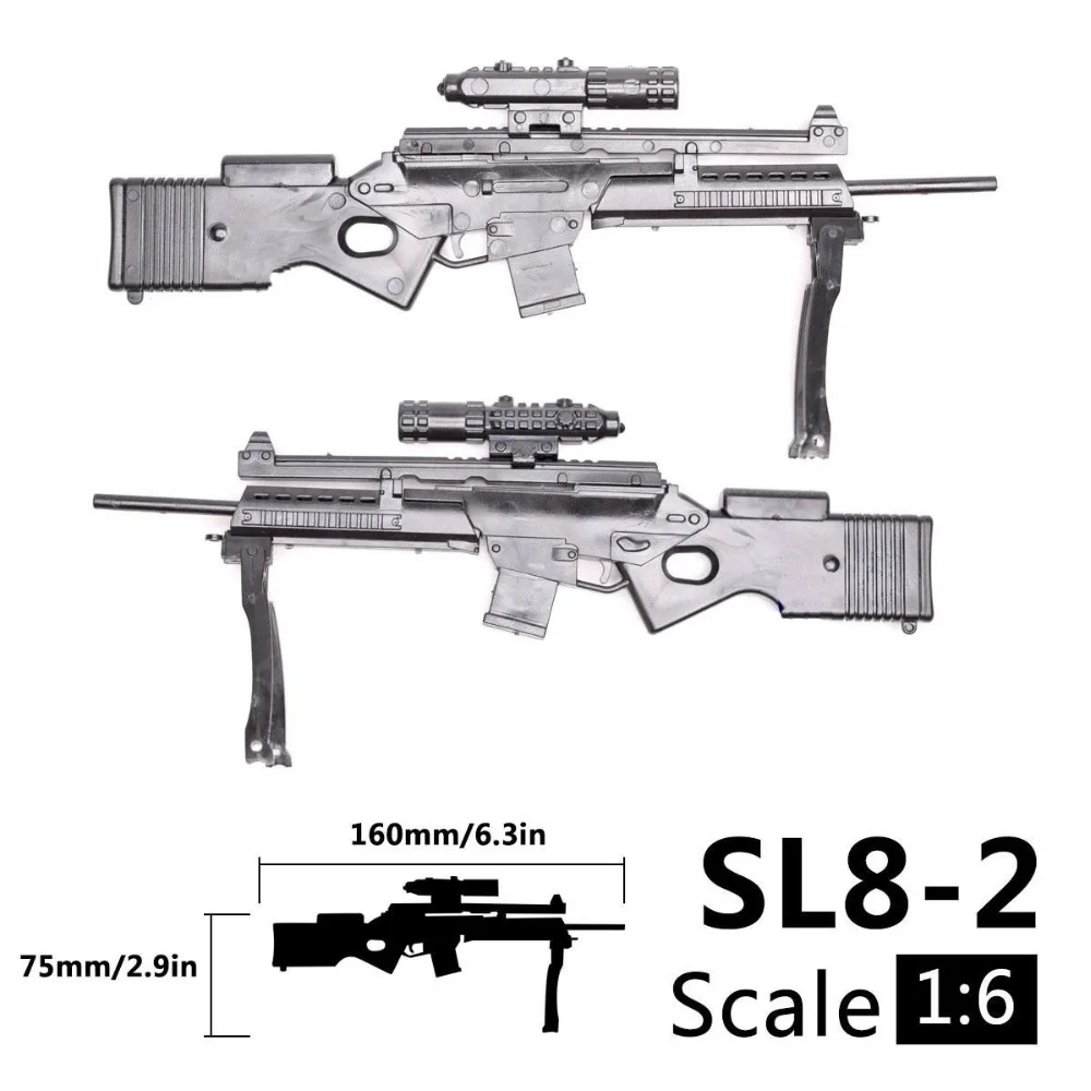 1:6, масштаб 1/6, 12 дюймов, фигурки винтовки, SL8-2, Спортивная винтовка, мини модель, игрушечный пистолет, используется для 1/100 MG Bandai Gundam, модель, детская игрушка