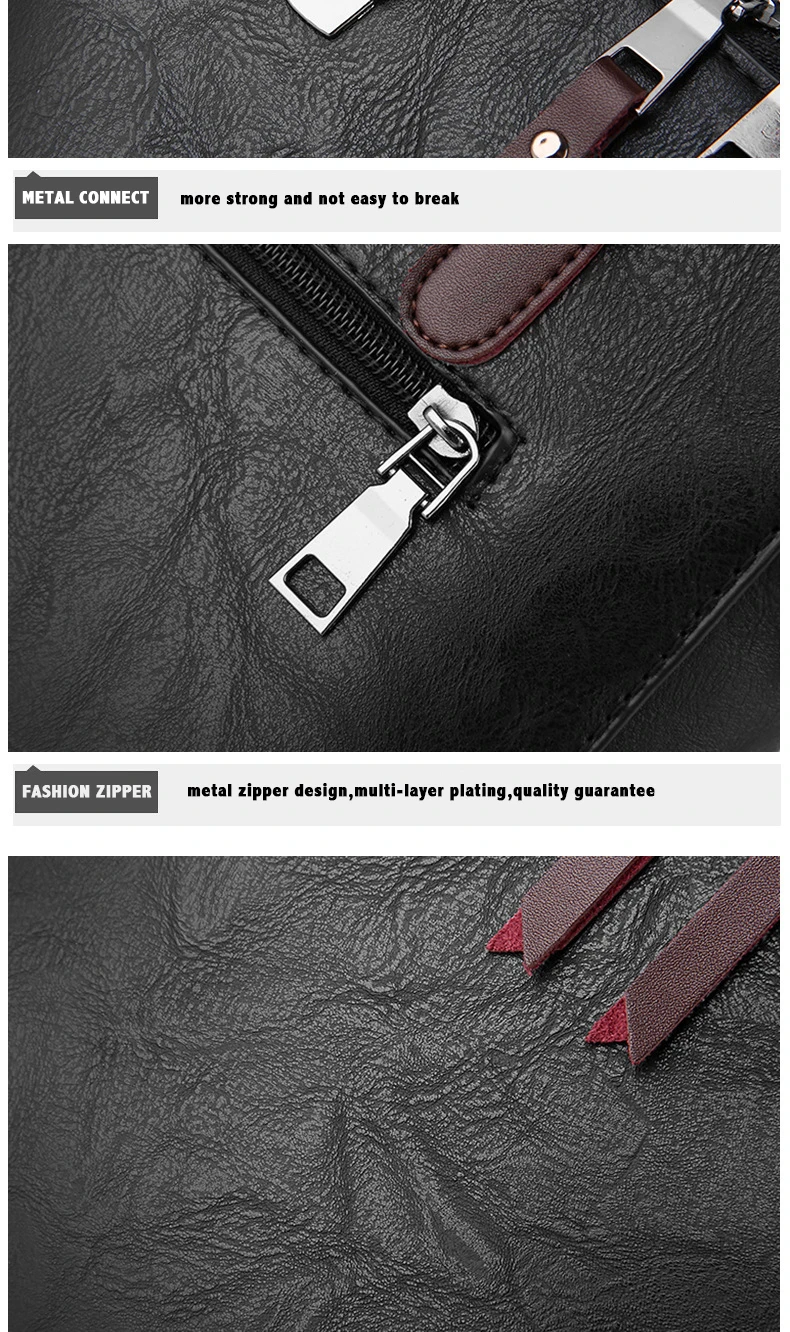 Bolsas de couro das senhoras do vintage