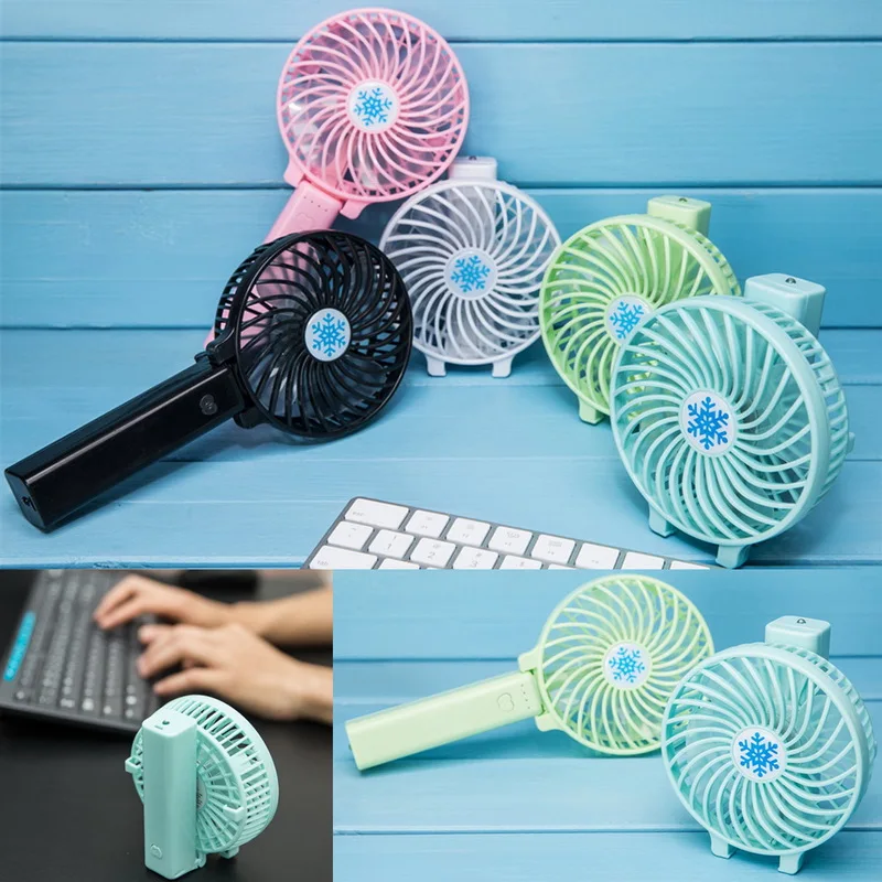 

Summer Cooler Mini Handheld Fan USB Charging Personal Desk Fans Rechargeable Portable Office Outdoor Travel Energy Source